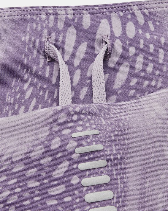 Women's UA Mileage Printed Capris, Purple, pdpMainDesktop image number 5